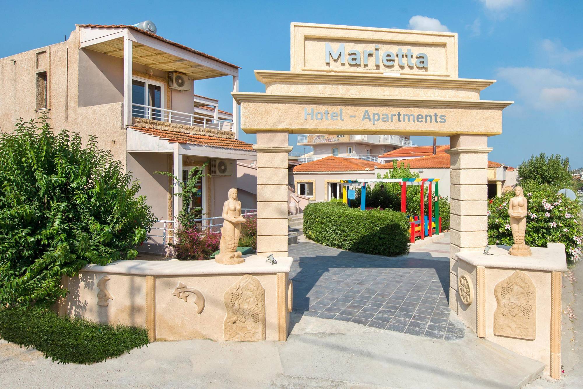 Marietta Hotel Apartments Pastida Exterior foto